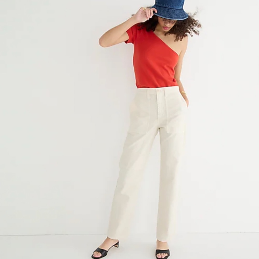 J.Crew Tall Garment-dyed cargo pant in chino twill